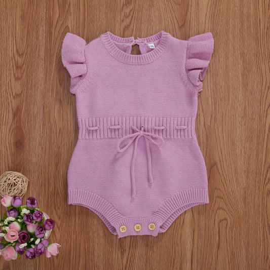 Ruffles Jumpsuits purple