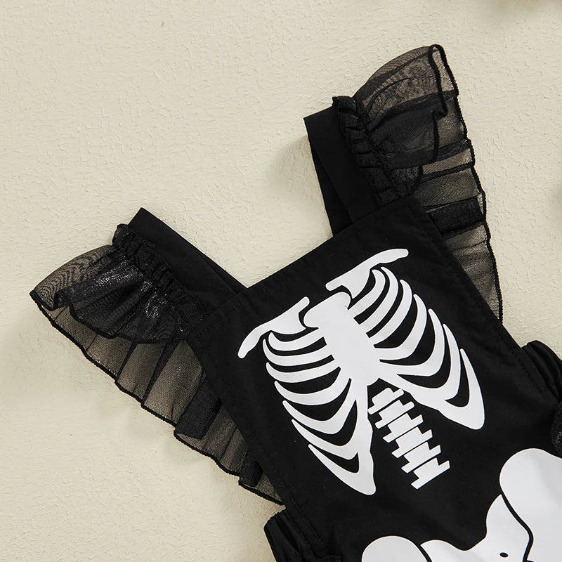 Halloween Romper Skeleton