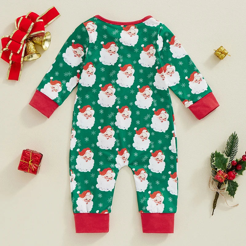 Santa Jumpsuit -Green