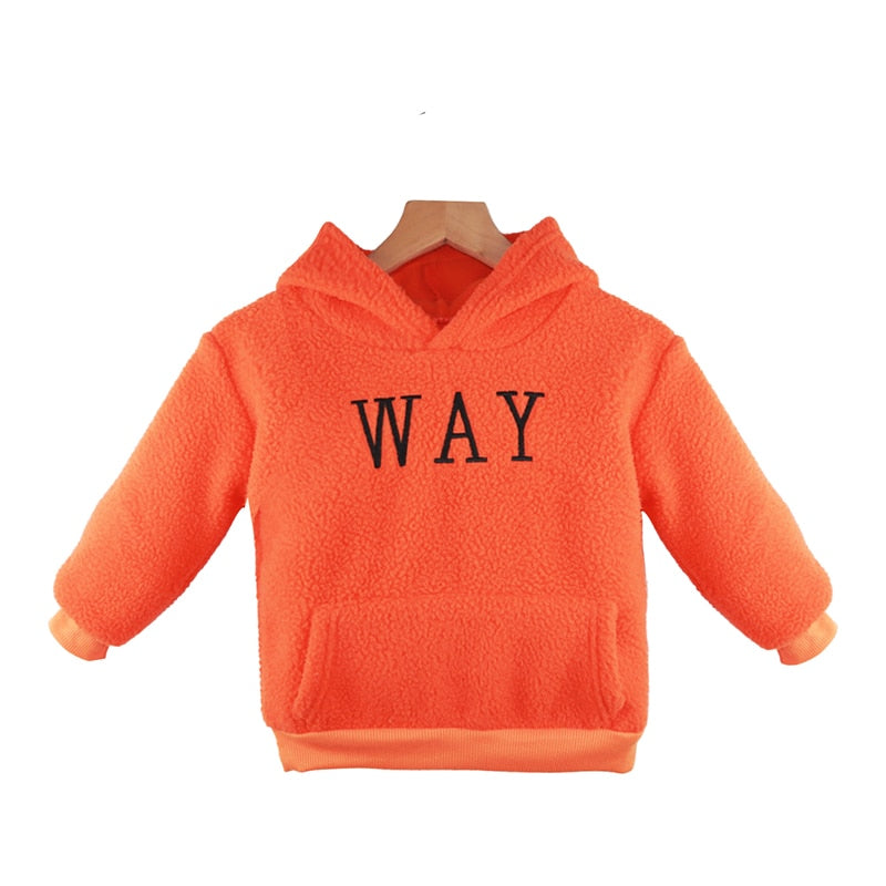 Wool Thick Children Hooded 2year -12year