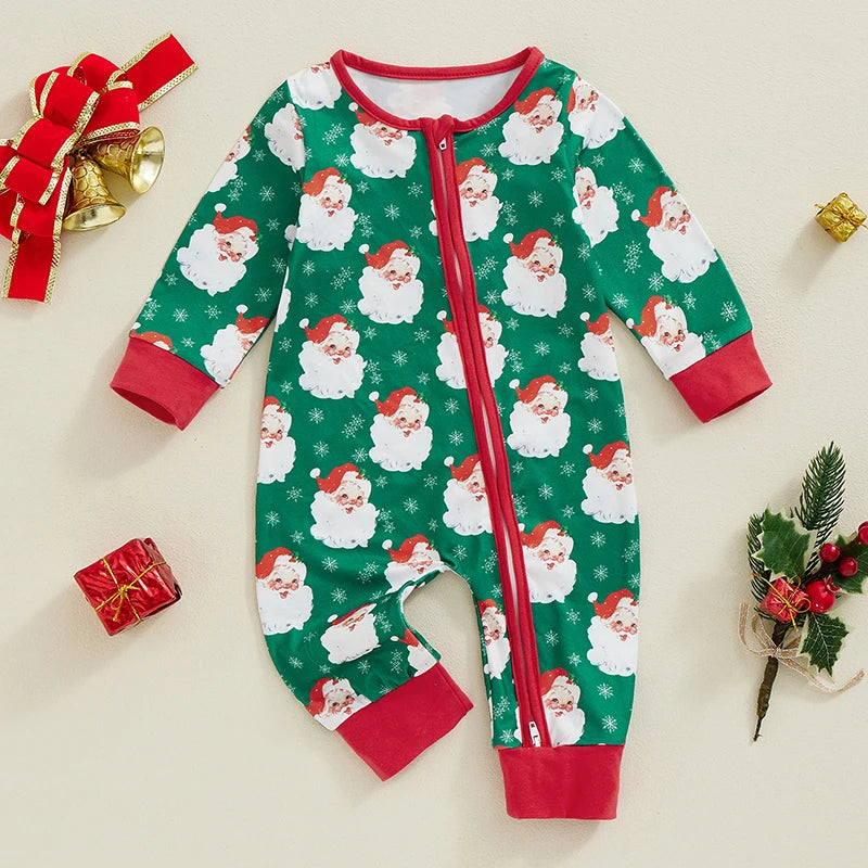 Santa Jumpsuit -Green