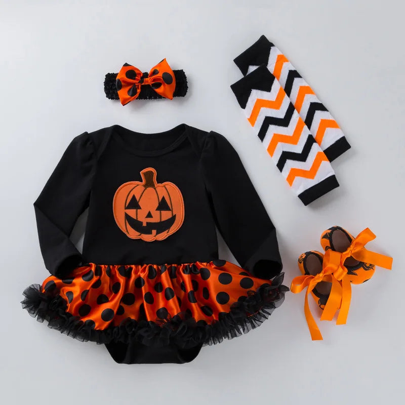 Pumpkin  Romper  Halloween