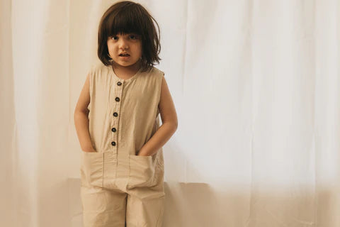 Walnut Double Pocket Romper